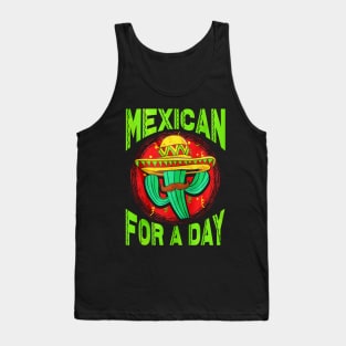 Mexican For A Day Cinco De Mayo Tank Top